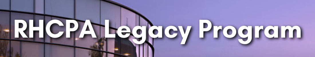 RHCPA Legacy Program Banner